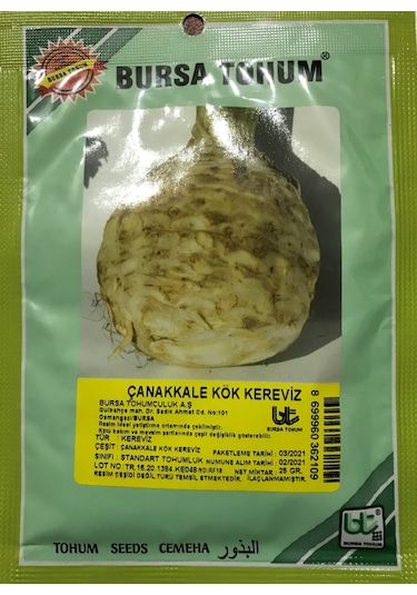 Kereviz Tohumu 25 GR Takribi 5000 Adet Tohum