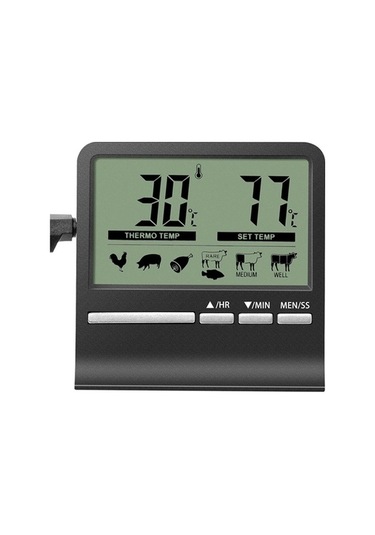 Pazly Zamanlayıcısı Termometresi Prob Pişirme Ölçer Mutfak Jms Gıda Fırın Et Dijital Alarm Xv