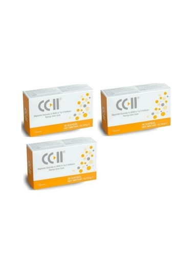 3'lü Paket Cc-ıı 30 Kapsül