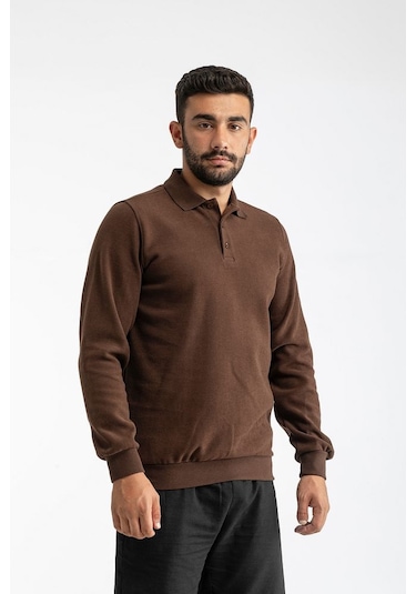 Qwerty Sweat Polo Yaka Clasıc Çok Renkli