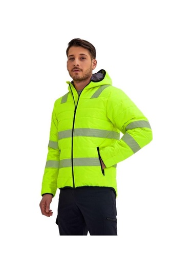 Şensel Reflektörlü Kapitoneli Mont Fosforlu Sarı 61E1166 Fosforlu Sarı