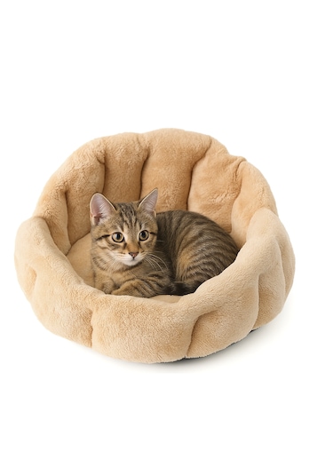 Ribac Peluş Konforlu Kedi Ve Köpek Yatağı