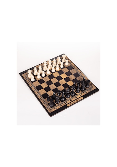 İsme Özel Ahşap Satranç Takımı Kişiye Özel Satranç Seti