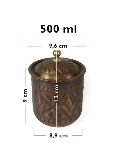 Shark Anatolia Safran Antik Bakır Baharatlık No:1 Bakır