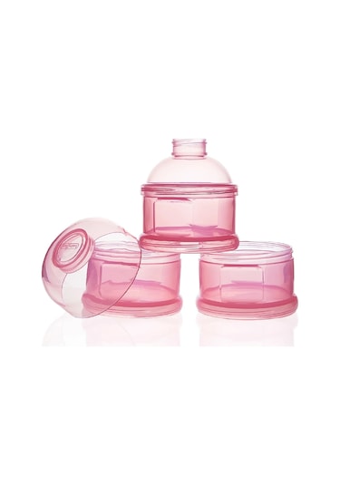 Babyjem Katlı Toz Mama Kabı Pembe