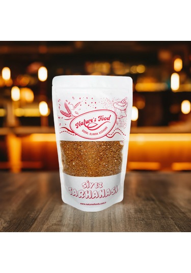 Siyez Tarhana 400g Siyez Buğday Unu, Domates, Kırmızı Biber, Soğan, Yoğurt, Nohut, Tuz.