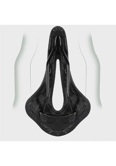 Xindoker West Bıkıng Konforlu Bisiklet Seli Seti - Yollu Bisikletler İçin Hava Geçirgen Pu Materyal - Yağmur Kapağı Ve Sıkma Aparatı Dahil Siyah-mavi Çok Renkli