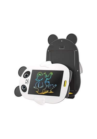Aopu 2024 Elektronik Yazma Tableti Karikatür Panda Sihirli Çizim Tableti Lcd Yazı Tahtası Lzx Oem Beyaz