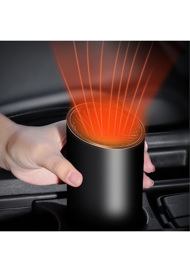 Yunboo 12v Araç Isıtıcı - Hızlı Isı, Buji Soketli, 360 Döner Süngerli Tutucu İle Cam Toz/don Giderici, Soğuk-hot 2-in-1 Fonksiyonlu, Aşırı Isı Korumalı