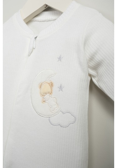 Sweet Dreams Desenli 10 Parça Kutulu Yenidoğan Hastane Çıkışı Zıbın Seti Ekru