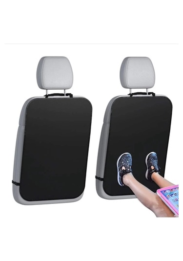 Mc.pierobaby Araba Arka Koltuk Arkası Koruyucu Kılıf Siyah 2 Adet