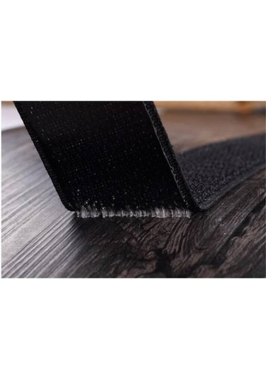 1 Mt Siyah Cırt Bant Yapışkanlı 2 Cm Genişlikde Cırt Cırt Bant