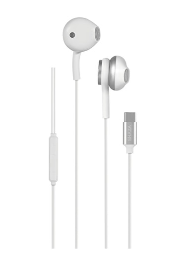 Shaza SS4002/WT Type C Silikonlu Kablolu Kulakiçi Kulaklık