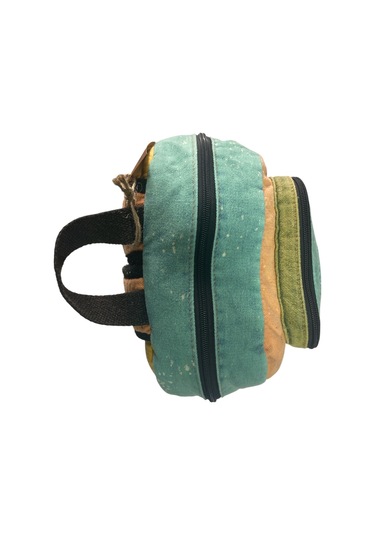 Kaliteli Tek Bölmeli Vintage Disayn Günlük Sırt Gezi Okul Seyahat Çantası Jannie Bag 27 Cm X 40 Cm Mavi