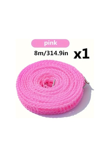 Pembe 1pc Kalınlaştırılmış Çamaşır İpi, Yükseltilmiş Taşınabilir Kalınlaştırılmış Çam Kurutma İçin Çamaşır Kurutma Askısı 56408624 Pembe