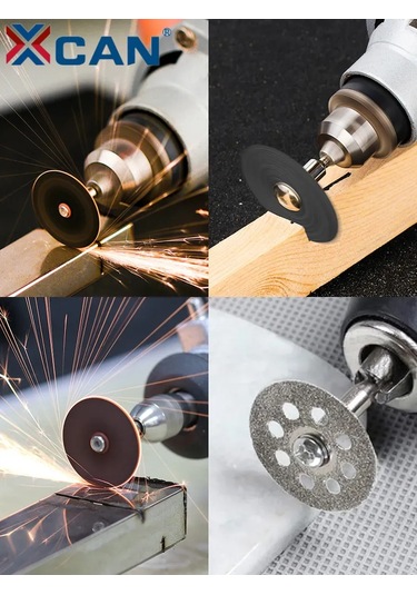 Xcan Gravür Makinesi İçin Kesme Diskleri Ve Halkalar Seti, 67 Parça 270516041