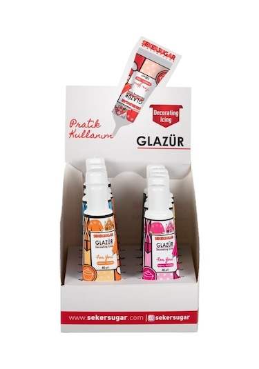 Şeker Sugar Hazır Glazür Yeşil 40 G