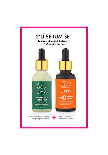 Jiyu 2'li Yüz Serum Seti 2x30 ml.