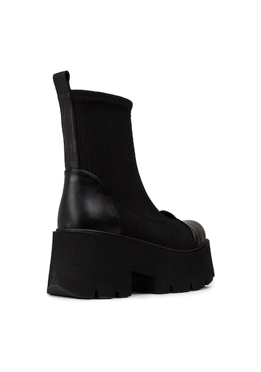 Deery Kadın Siyah Streç Bot - K6060zsyhe01 Siyah