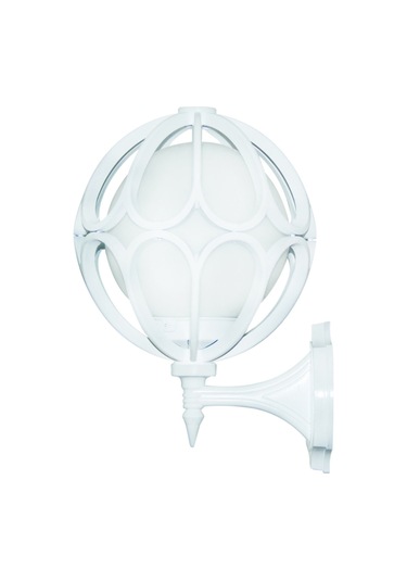 Konsollu Çiçek Bahçe Ve Dış Mekan Aydınlatma Armatürü Beyaz Diğer