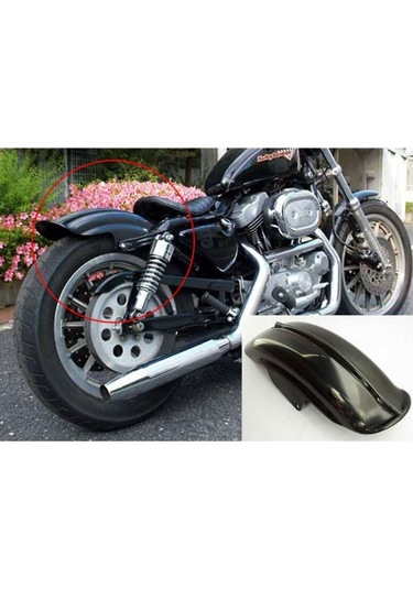 Mb-we001 Abs Motosiklet Modifiye Arka Çamurluklar Harley Davidson 883 Xl1200 İçin Arka Lastik Çamurluk Diğer