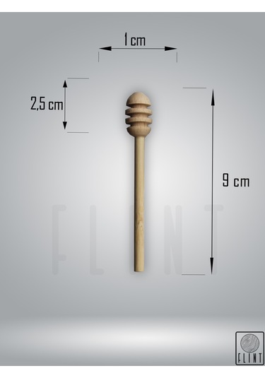 Gürgen El Yapımı Ahşap Tahta Bal Pekmez Sunum Kaşığı 9cm 6'lı