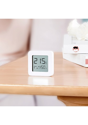 Dinosaurs 2 Adet Xiaomi Kablosuz Termometre - Beyaz