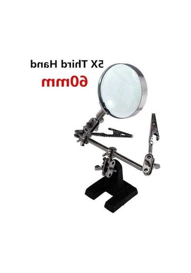 Dancemonkey 5x Üçüncü El Havya Standı, Yardımcı Kelepçe, Mengene Klipsi, Büyüteç Aracı