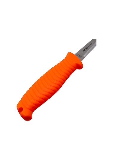 Rox Camping 0369 Batmayan Paslanmaz Çelik Fileto Kamp Bıçağı Turuncu