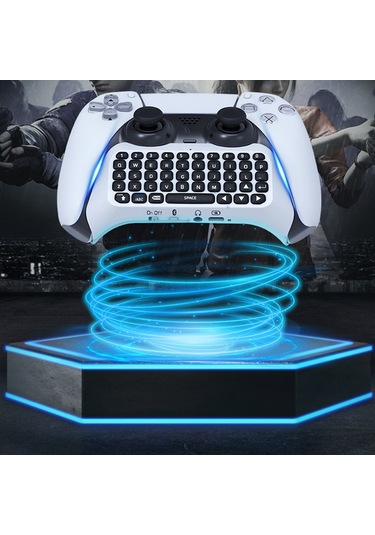 Playstation 5 Klavye İçin Kablosuz Klavye 3.0 Kontrol Cihazı Sohbet Paneli