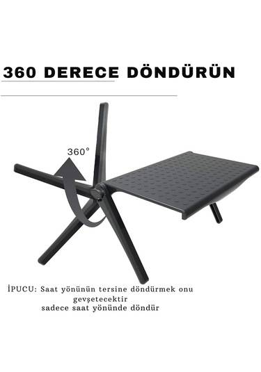 Monozone Monitor Tv Üstü Raf Portatif Katlanabilir Düzenleyici