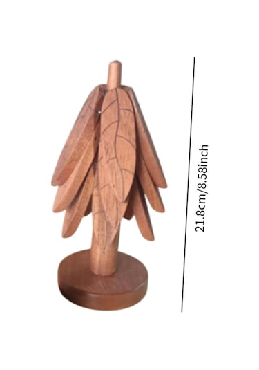 Homyl Yılbaşı Ağacı Bardak Altlıkları Sıcak Yemekler 3 Parça Set Diğer