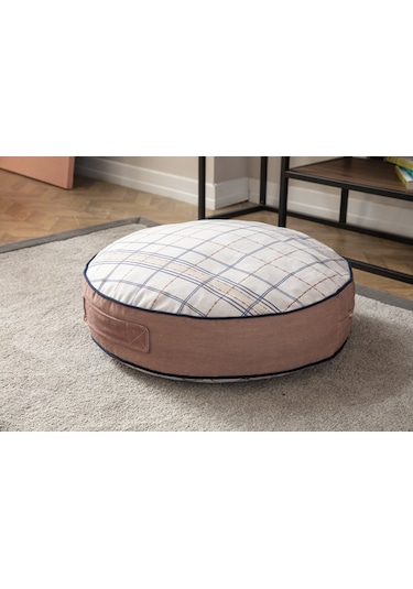 Yuvarlak Yer Minderi Puf, 60 X 60 Cm
