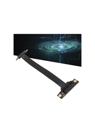 Xindoker Pcıe 3.0 X1 8gbps Hızlı Transfer Riser Kablosu - Grafik Kartı, Ses Kartı, Kablosuz Ağ Kartı İçin 30cm Esnek Genişletici