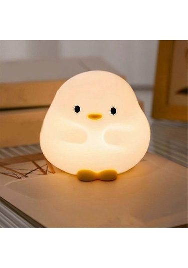 Ördek Lambası, Sevimli Ördek Lambası, 30 Dakikalık Zamanlayıcılı, Şarj Edilebilir Yumuşak Silikon Gece Lambası