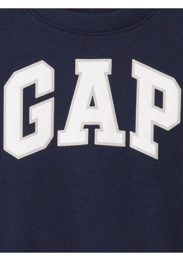 Erkek Bebek Gap Logo T-shirt Lacivert-5971 Lacivert