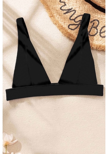 Angelsin Bikini Üstü Siyah