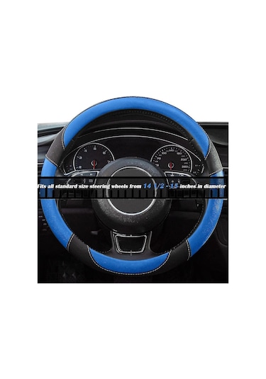 Lemestar 15 İnçler İçin Evrensel Sürücü Kol Kılıfı - Mikrofiber Deri, Nemlendirici, Kaymazsız Ve Kokusuz - Araba Ve Kamyonlar İçin Siyah Diğer