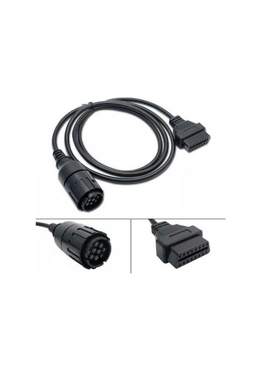 Ebitda Bmw Icom-d Motosiklet Tanı Kablosu: 10 Pin - 16 Pin Obd2 Bağlantı Adaptörü, Kullanışlı Adaptör