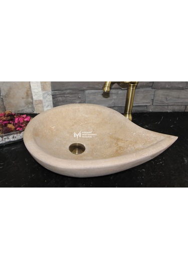 Noche Traverten Damla Model Lavabo