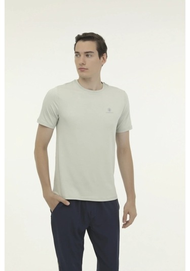 Lumberjack 4M M-Ct110 Bsc C Nk Erkek Kısa Kollu Tişört M-Ct110 Yeşil 001