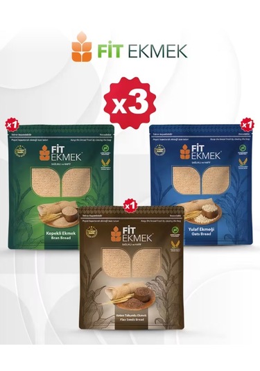 Fit Kepekli, Yulaflive Keten Tohumlu Lavaş Ekmeği 300gr