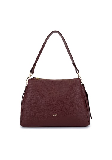 Tamer Tanca Kadın Suni Deri Bordo Kol Çantası 1003 2033 Bn Cnt Sk25-26 Bordo Fltr Bordo