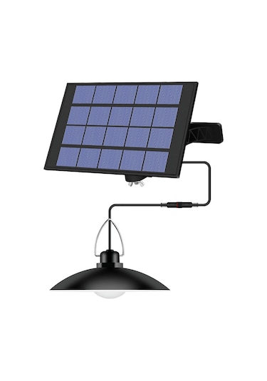 Güneş Enerjili Sarkıt Işık Açık Hava Su Geçirmez Güneş Enerjili Kulübe Beyaz