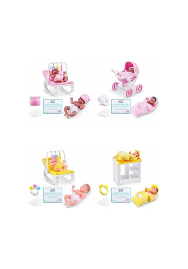 1 Adet Aksesuarlı Sürpriz Mini Baby Babek Paket - 1 Adet - 9.5 Cm