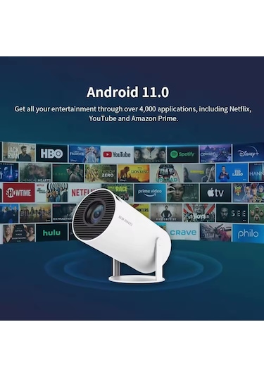 Salange HY300 1080P 1+8 GB Android Akıllı Projeksiyon Cihazı