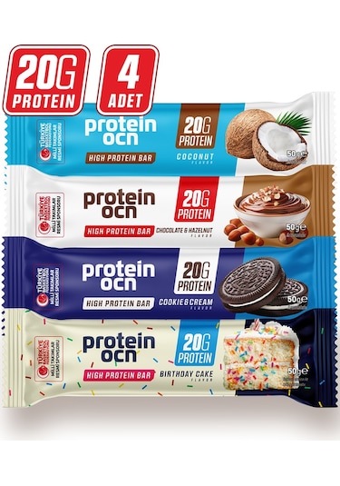 Proteinocean Protein Bar - Karma Kutu - 50 G x 4 Adet