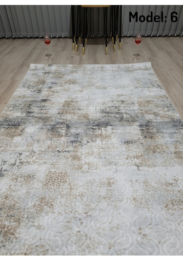 Arbese Premium Halı Yolluk Oturma Odası, Mutfak, Antre Ve Koridor Halısı Gri-vizon Arbs6bnyn