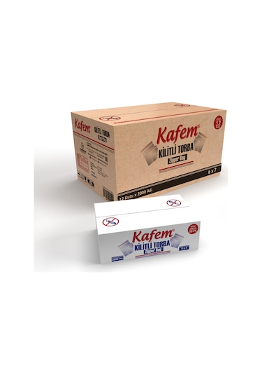 6 x 7 CM Kilitli Poşet / Naylon Torba (24.000 Adet ) Koli - Kafem