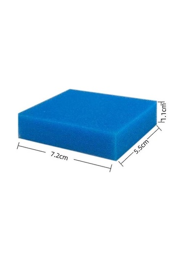 Yuntech01 Tineco İfloor Hf10e-01 Süpürge İçin 6 Adet Mavi Sponge Filtre - Toz Ve Pollen Temizliği, Dayanıklı Malzeme